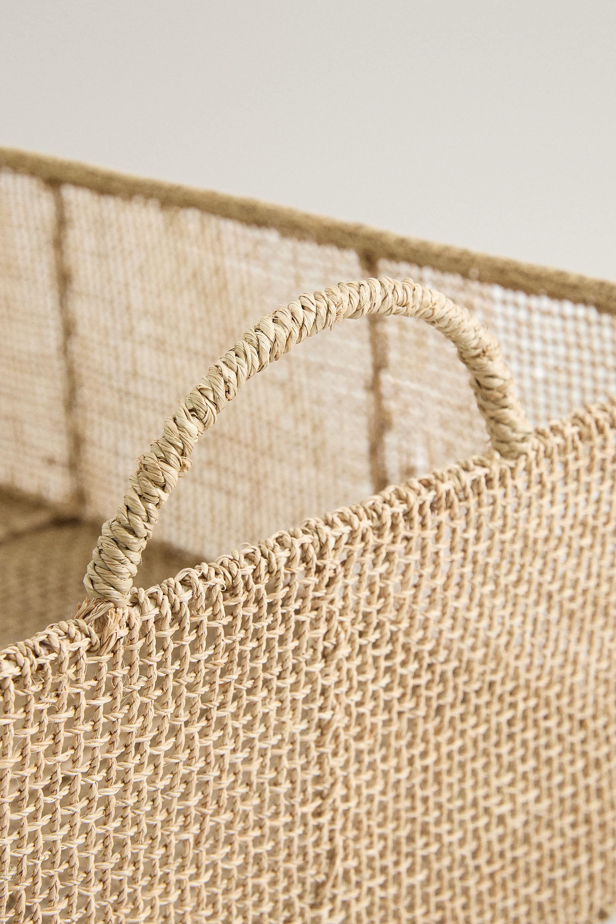 CORBEILLE RECTANGULAIRE SISAL