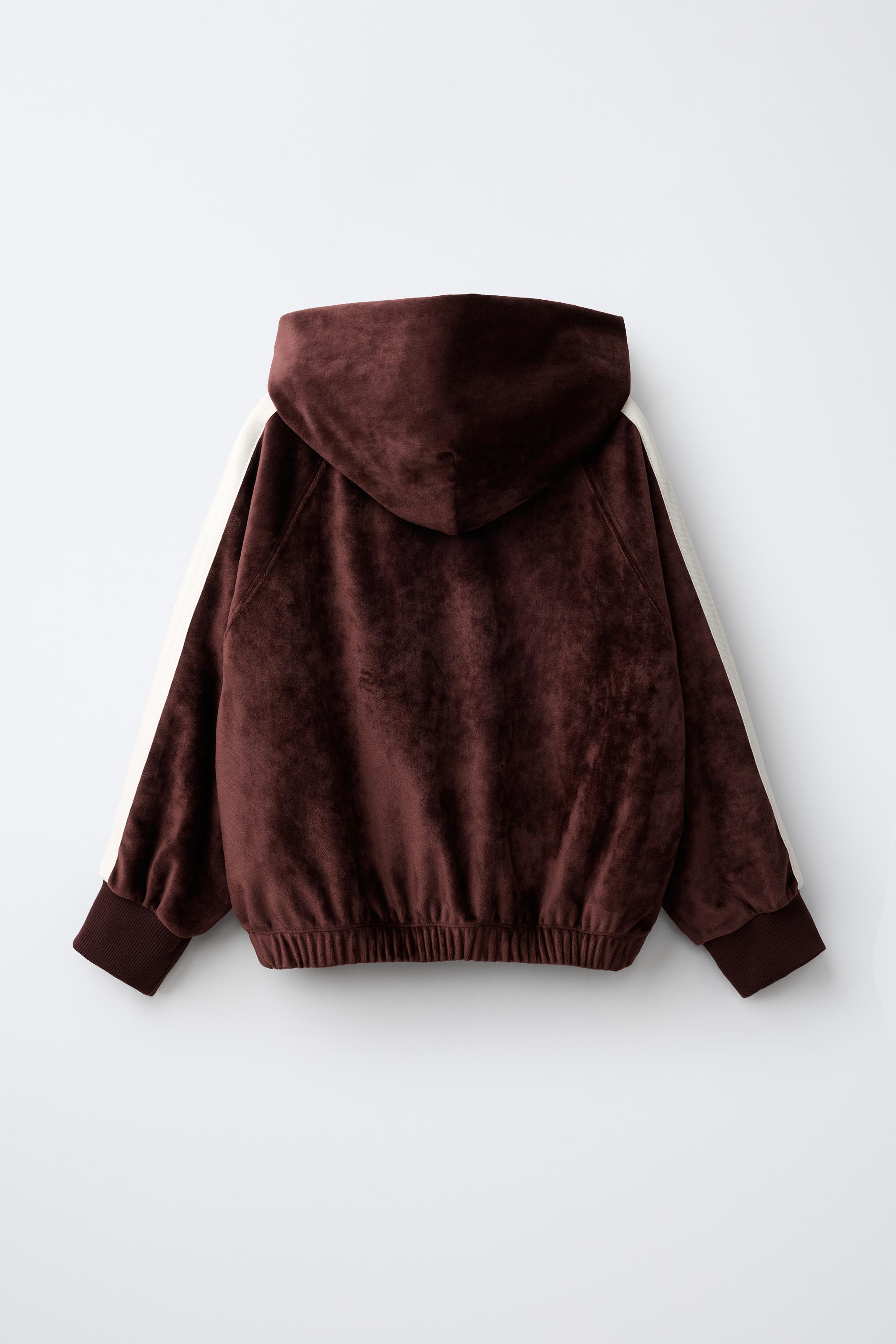 VELOUR FULL-ZIP HOODIE