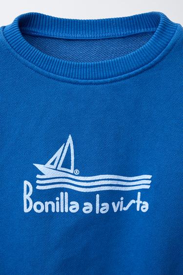 BONILLA A LA VISTA ® X ZARA PRINTED SWEATSHIRT - Bluish by Zara - Image 2
