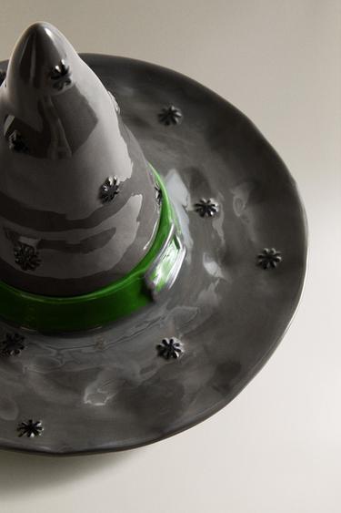 ASSIETTE EN CÉRAMIQUE POUR ENFANT BONNET DE SORCIÈRE - Gris de Zara - Image 2