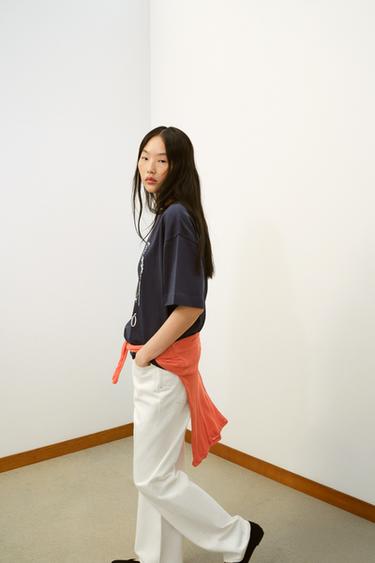 T-SHIRT IMPRIMÉ ©CASA BATLLÓ - Bleu pétrole de Zara - Image 2