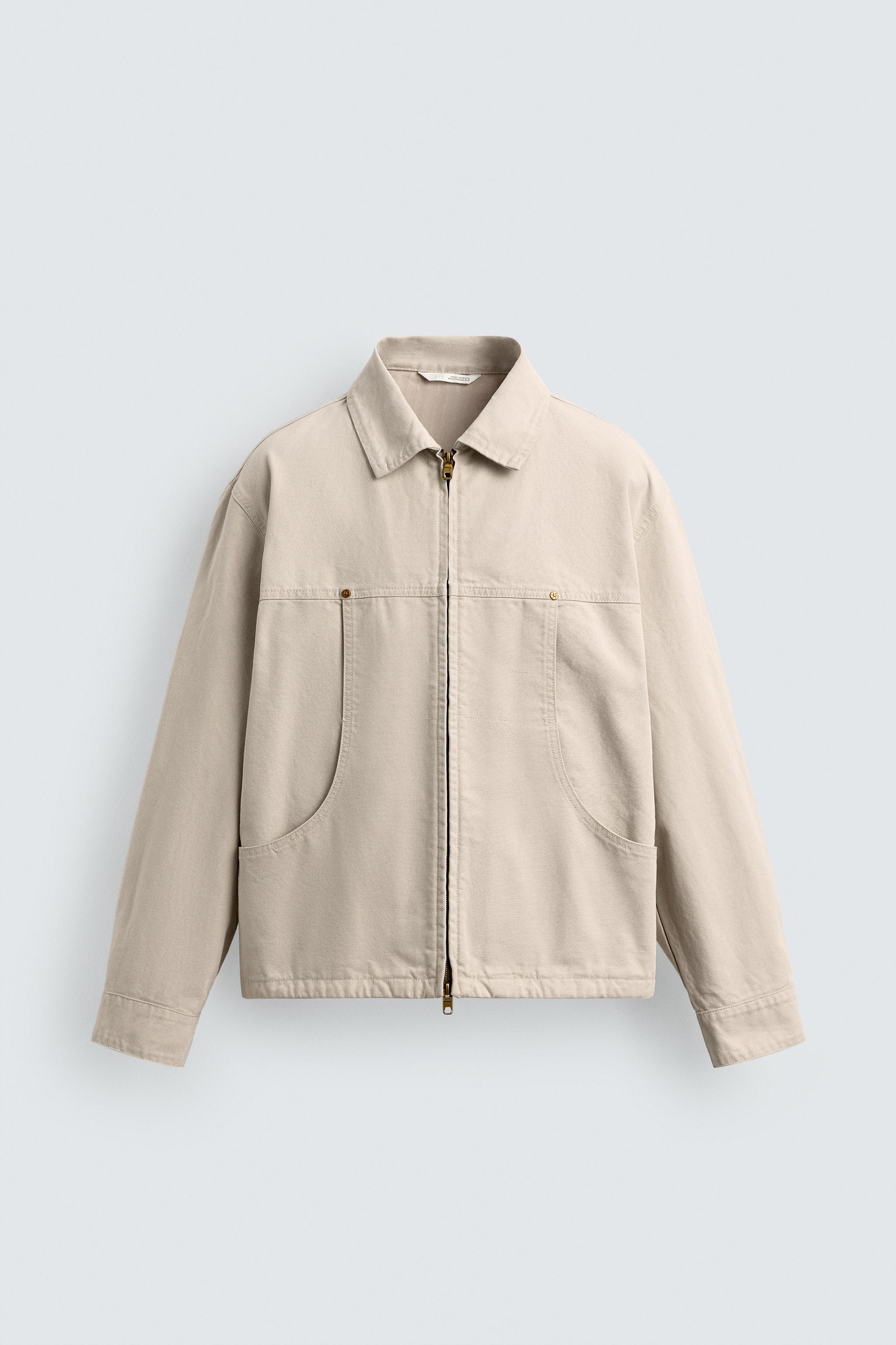 BLOUSON COUPE DÉCONTRACTÉE AVEC POCHES