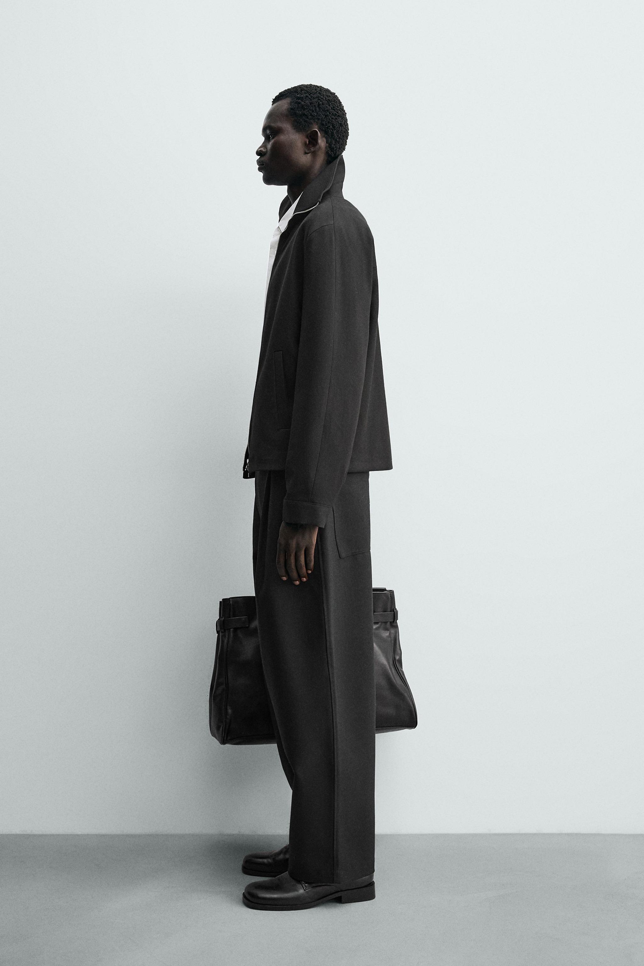 TWILL TEXTURED OVERSHIRT - Brown / Taupe | ZARA United States