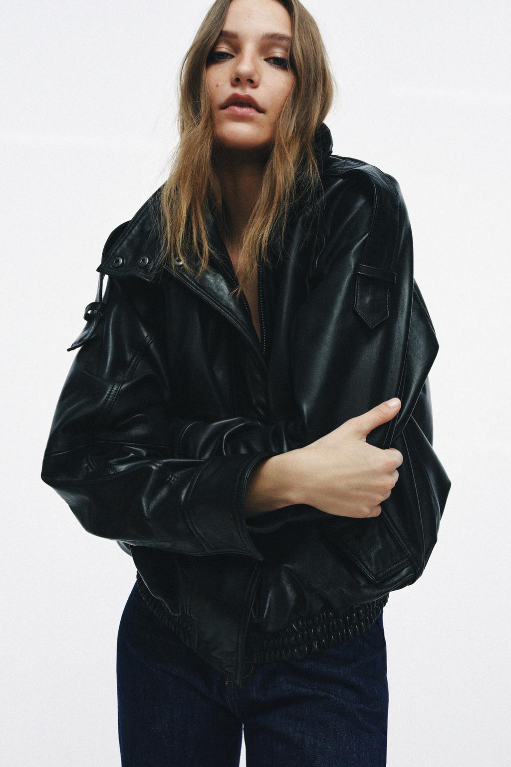 100% LEATHER JACKET ZW COLLECTION - image 2