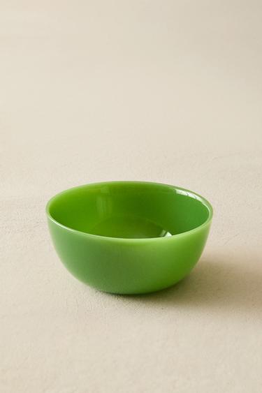 GLASS BOWL - Green by Zara