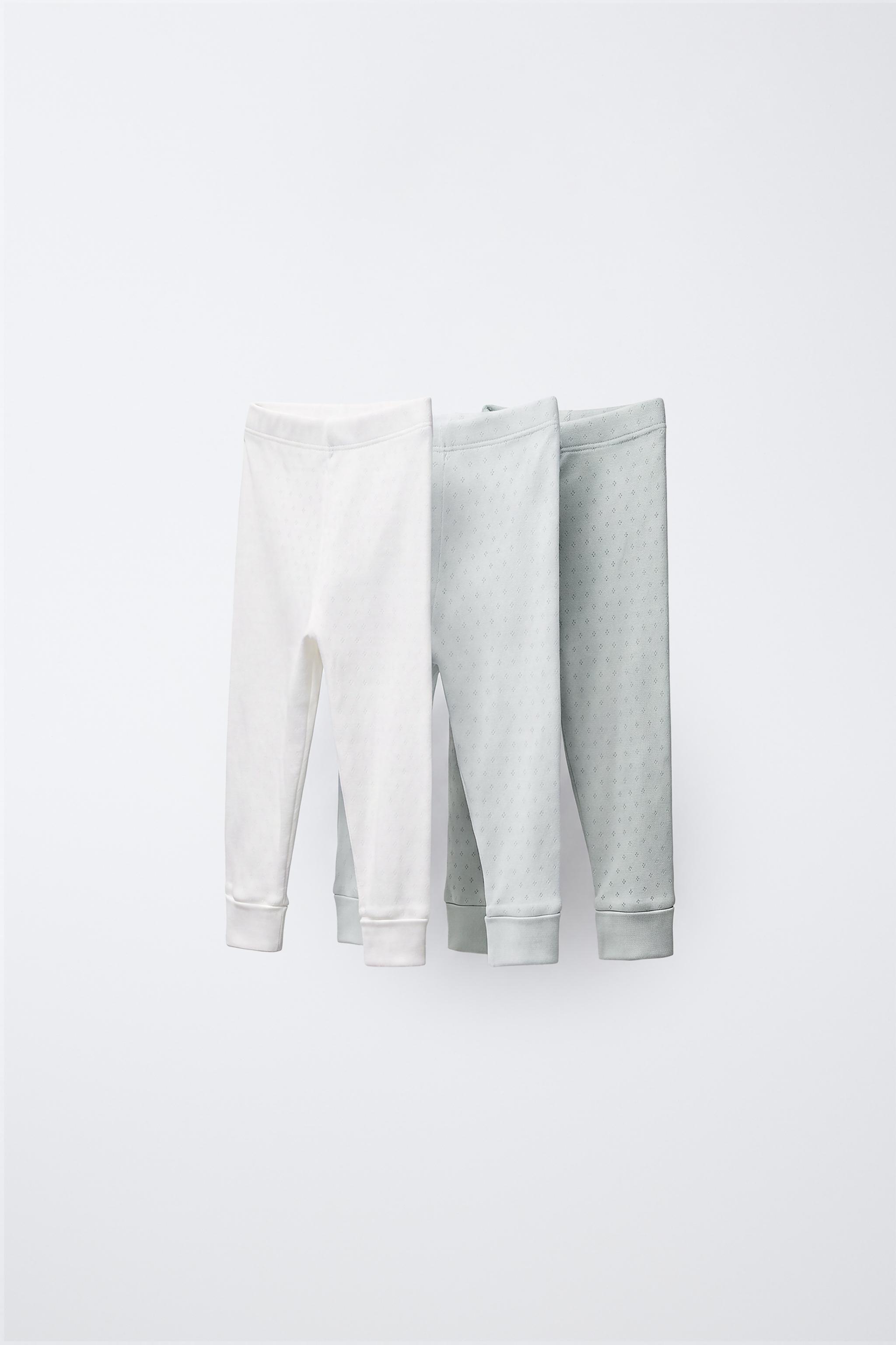 PACK TRES LEGGING POINTELLE