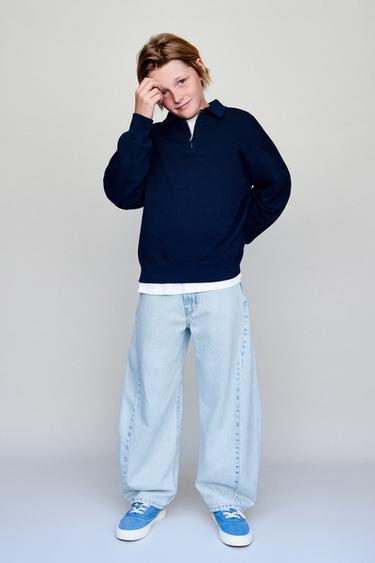 JEANS BARREL - Azul claro de Zara