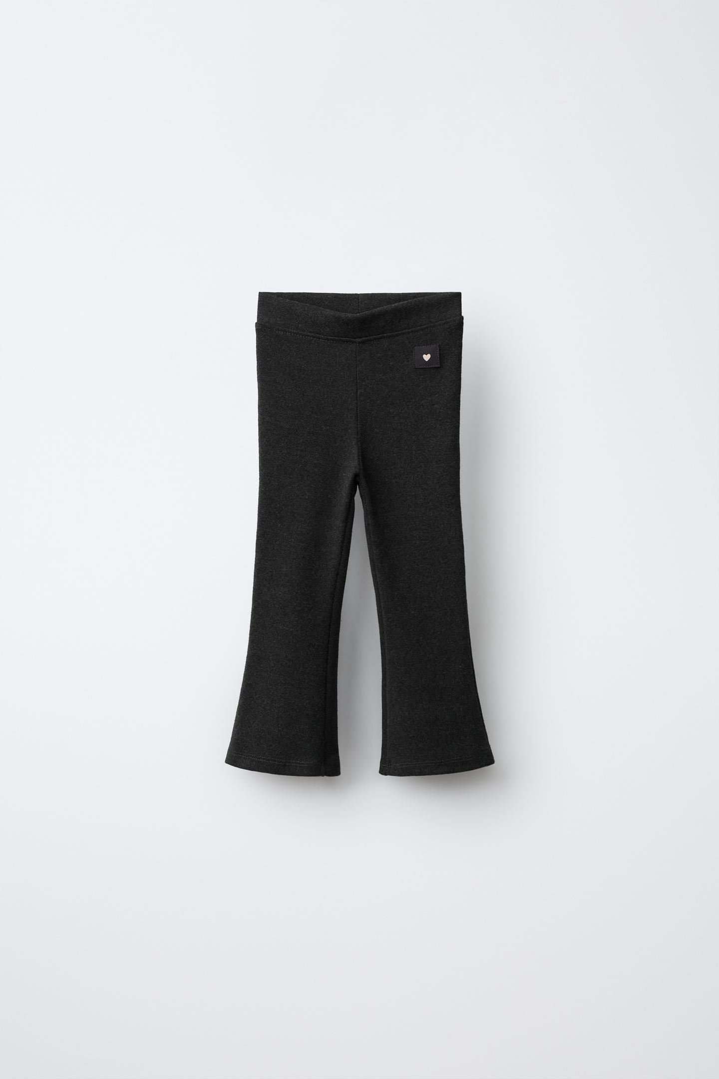 Детские леггинсы Zara Flare Label, цвет: Тёмный серый