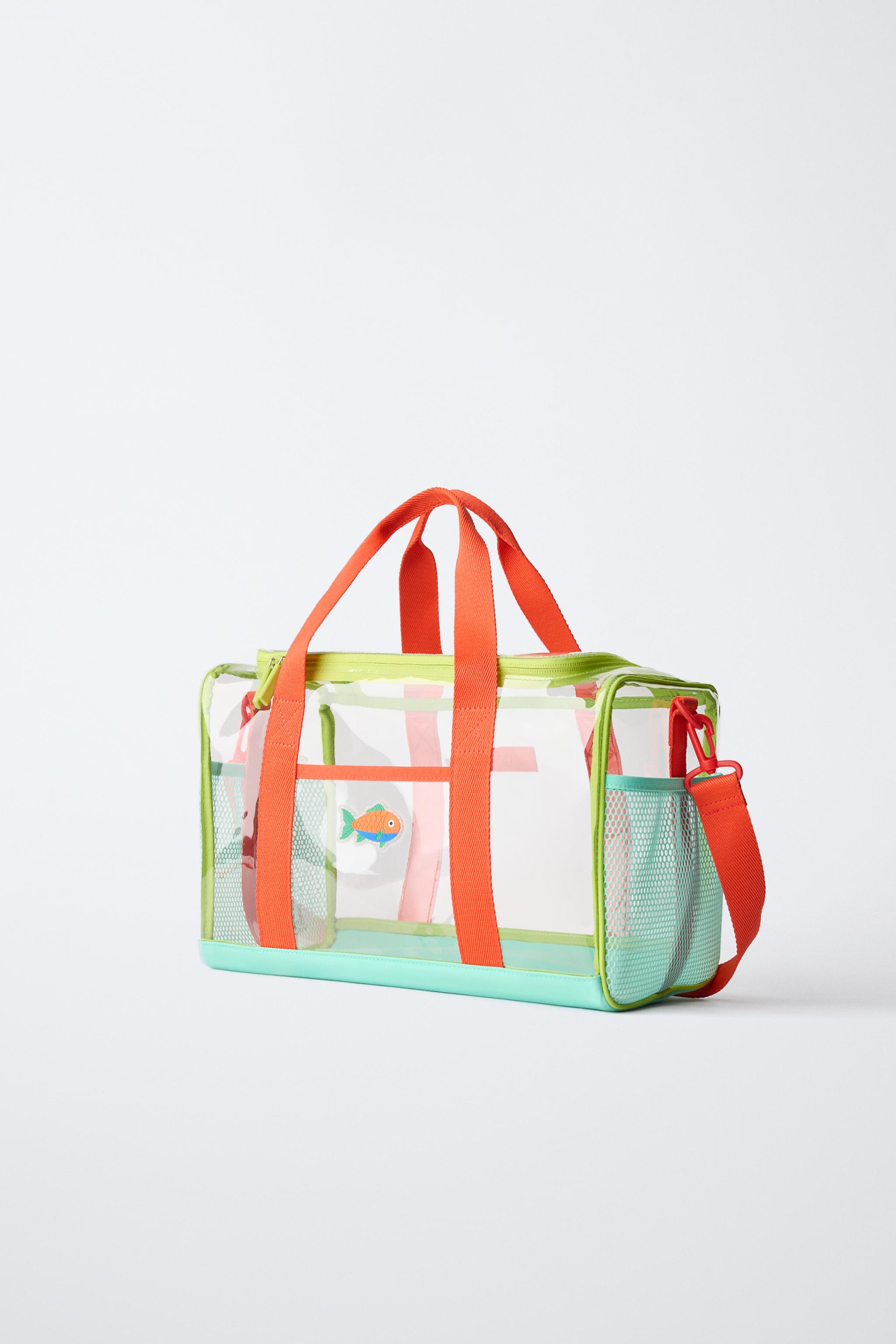 TRANSPARENT BOWLING BAG — Multi-color