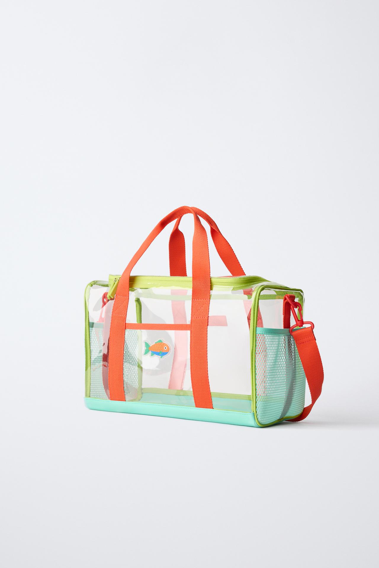 TRANSPARENT BOWLING BAG — Multi-color
