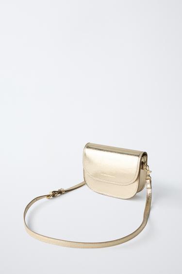 MINI CROSSBODY BAG - Golden by Zara - Image 1