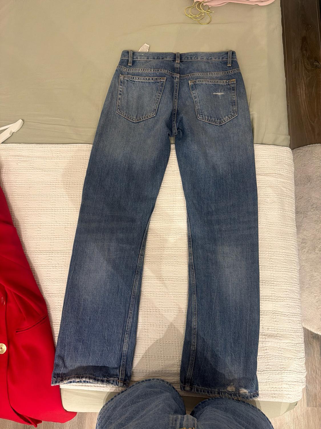 JEANS TRF STRAIGHT ΜΕ ΣΚΙΣΙΜΑΤΑ ΚΑΝΟΝΙΚΗ ΜΕΣΗ - Image 2