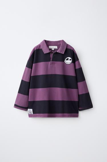 Zara THE NIGHTMARE BEFORE CHRISTMAS © DISNEY Striped Polo Shirt - striped