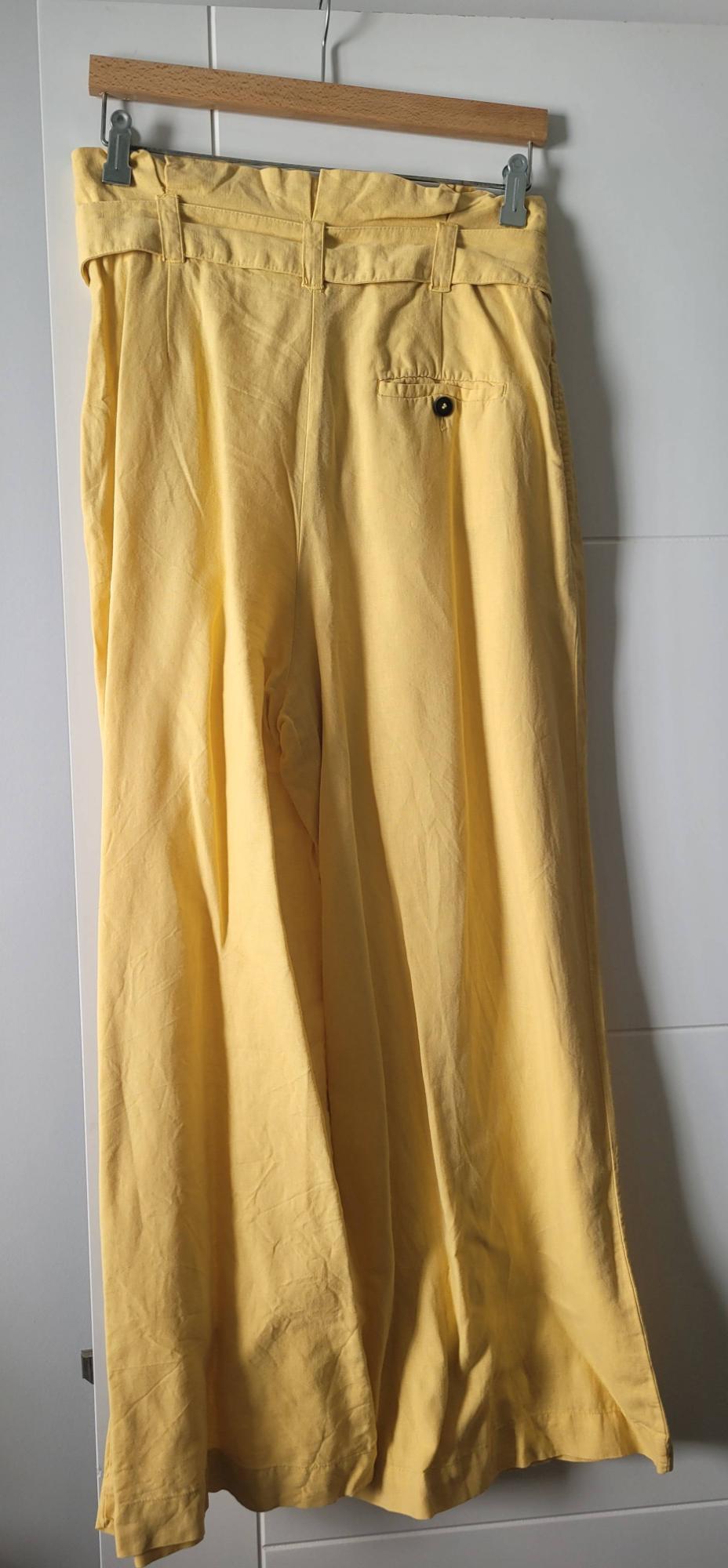 WIDE-LEG LINEN-BLEND TROUSERS - Image 2