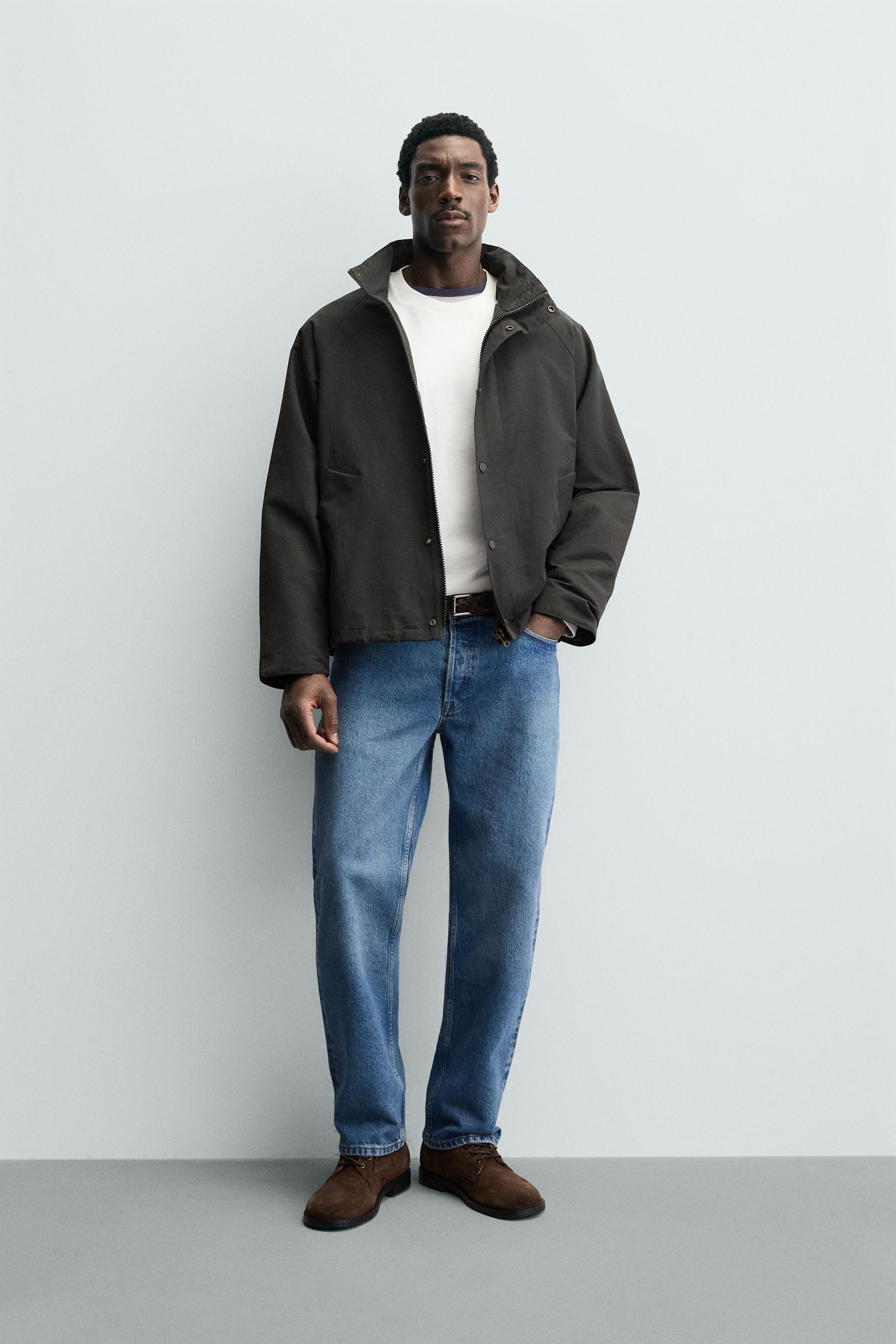 COTTON BLEND TECHNICAL JACKET