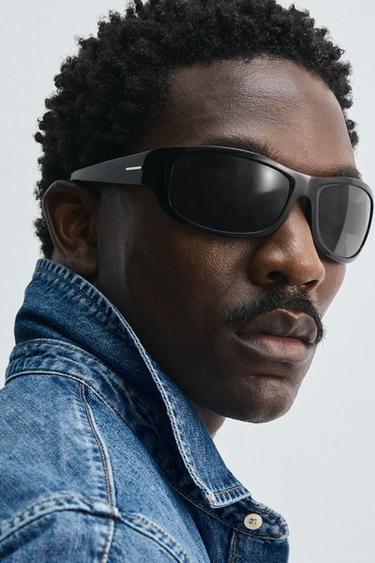 LIMITED EDITION OVAL SUNGLASSES - Black by Zara - Image 2