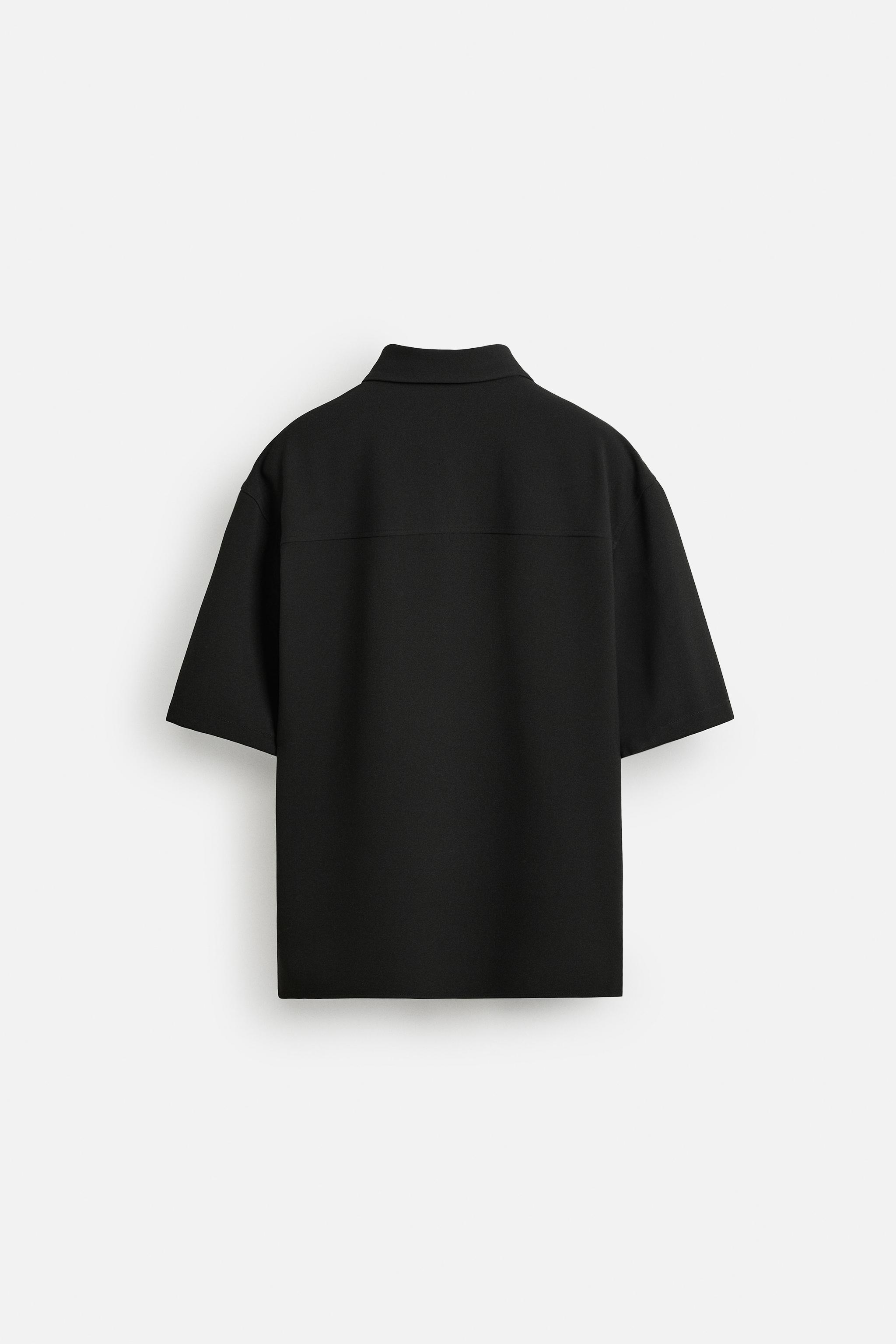 テクニカルジッパーポロシャツ - エクリュ | ZARA Japan / 日本