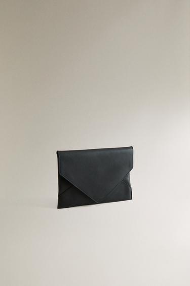 NAPA LEATHER ORGANIZER CLUTCH — Black 2