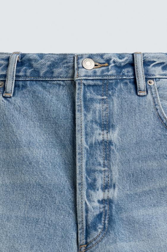 ZARA リラックスバレルフィットデニムパンツ 38 新品 カーボン ZARA 