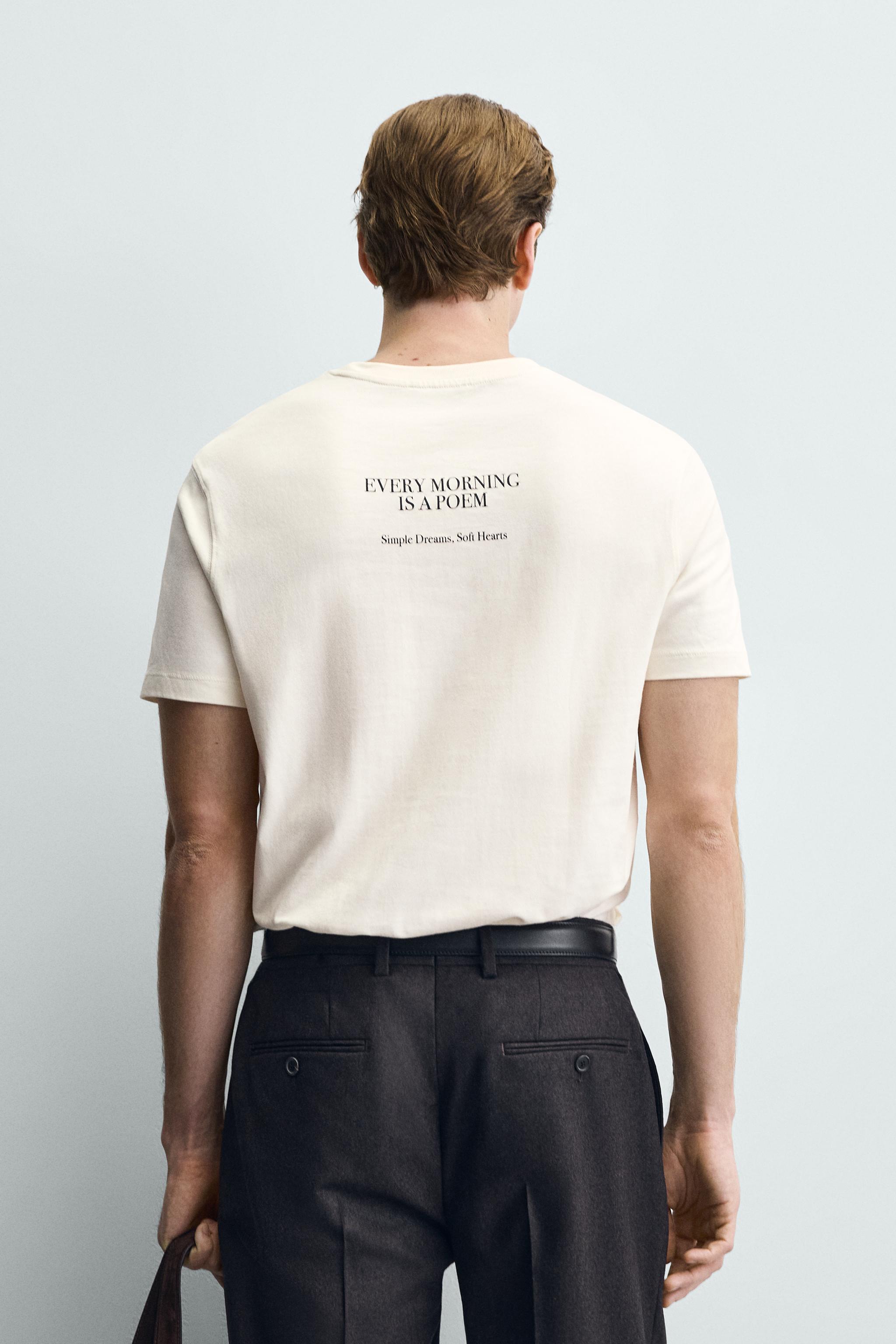 T-SHIRT À INSCRIPTION IMPRIMÉE