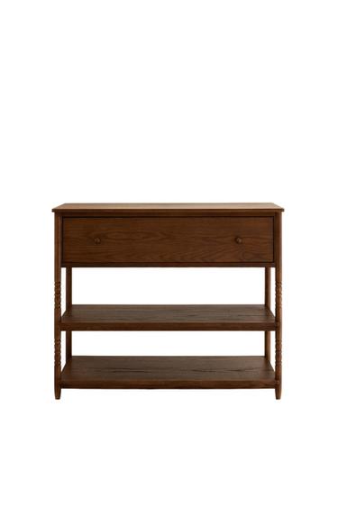 ASH WOOD CONSOLE - Dark brown by Zara