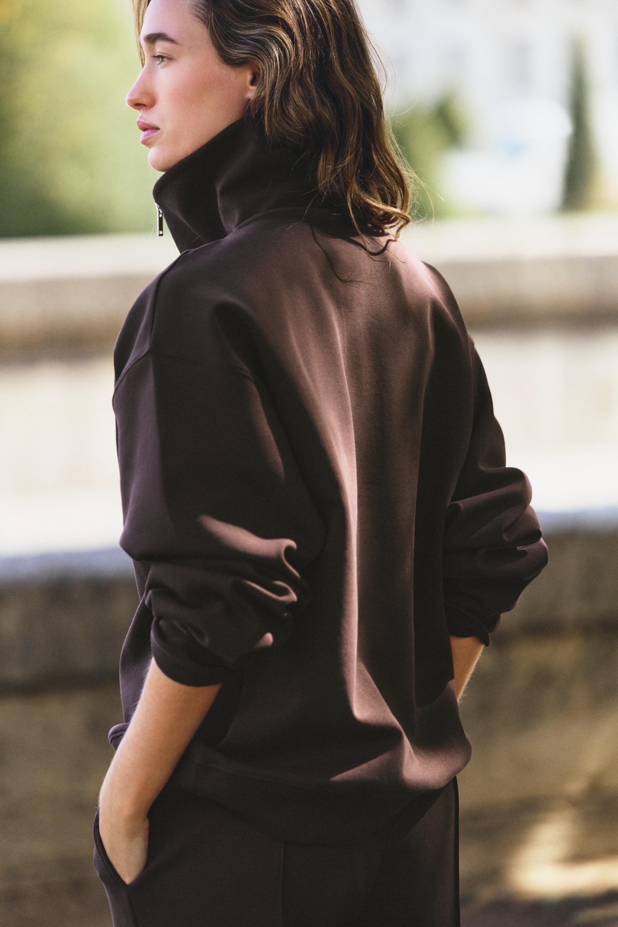 SWEAT ZIPPÉ INTERLOCK