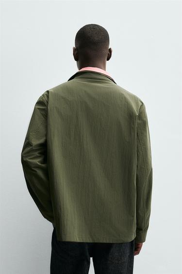 TECHNICAL PARKA WITH POCKETS - Green by Zara - Image 2