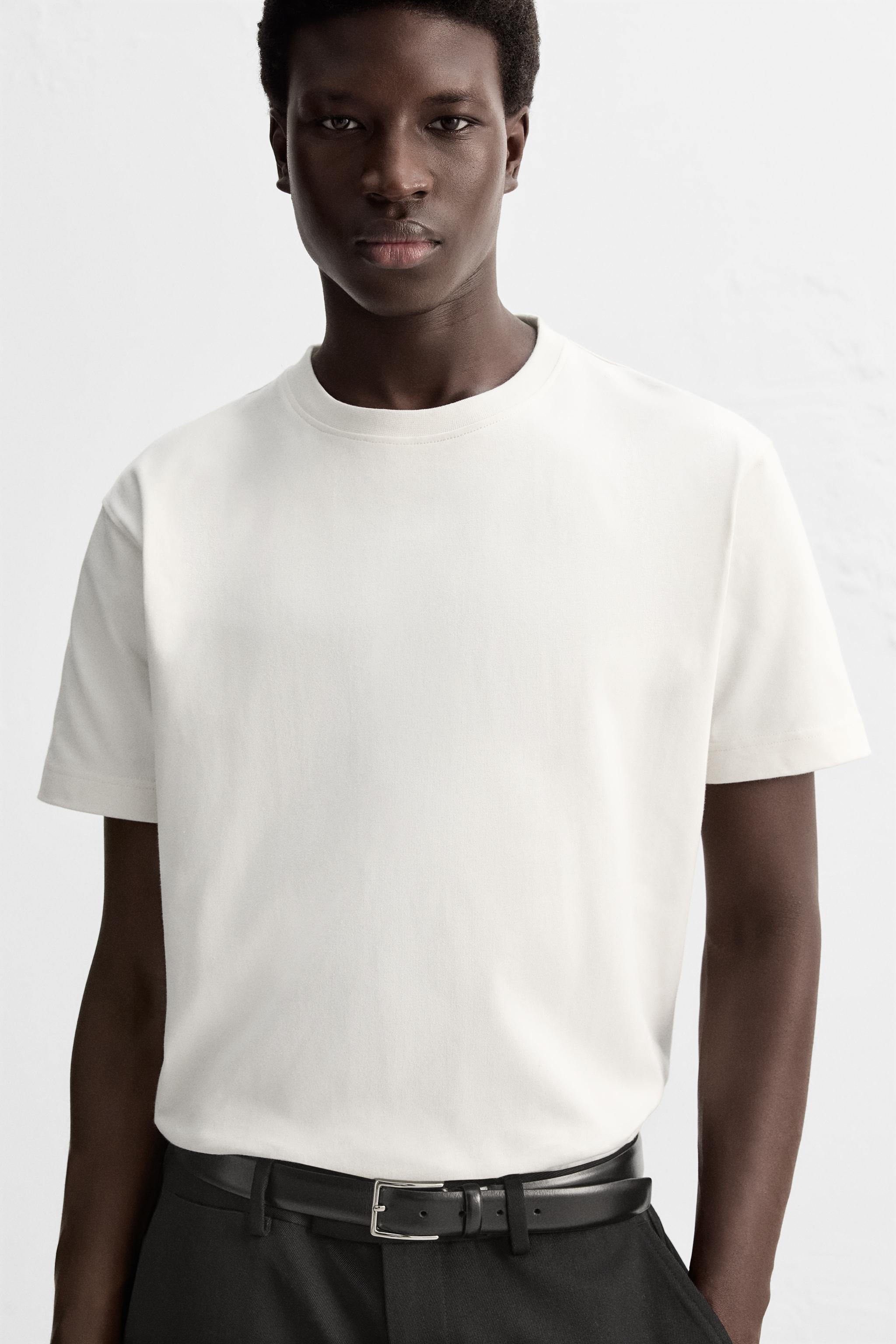 EXTRA HEAVYWEIGHT T-SHIRT - Ecru | ZARA United States