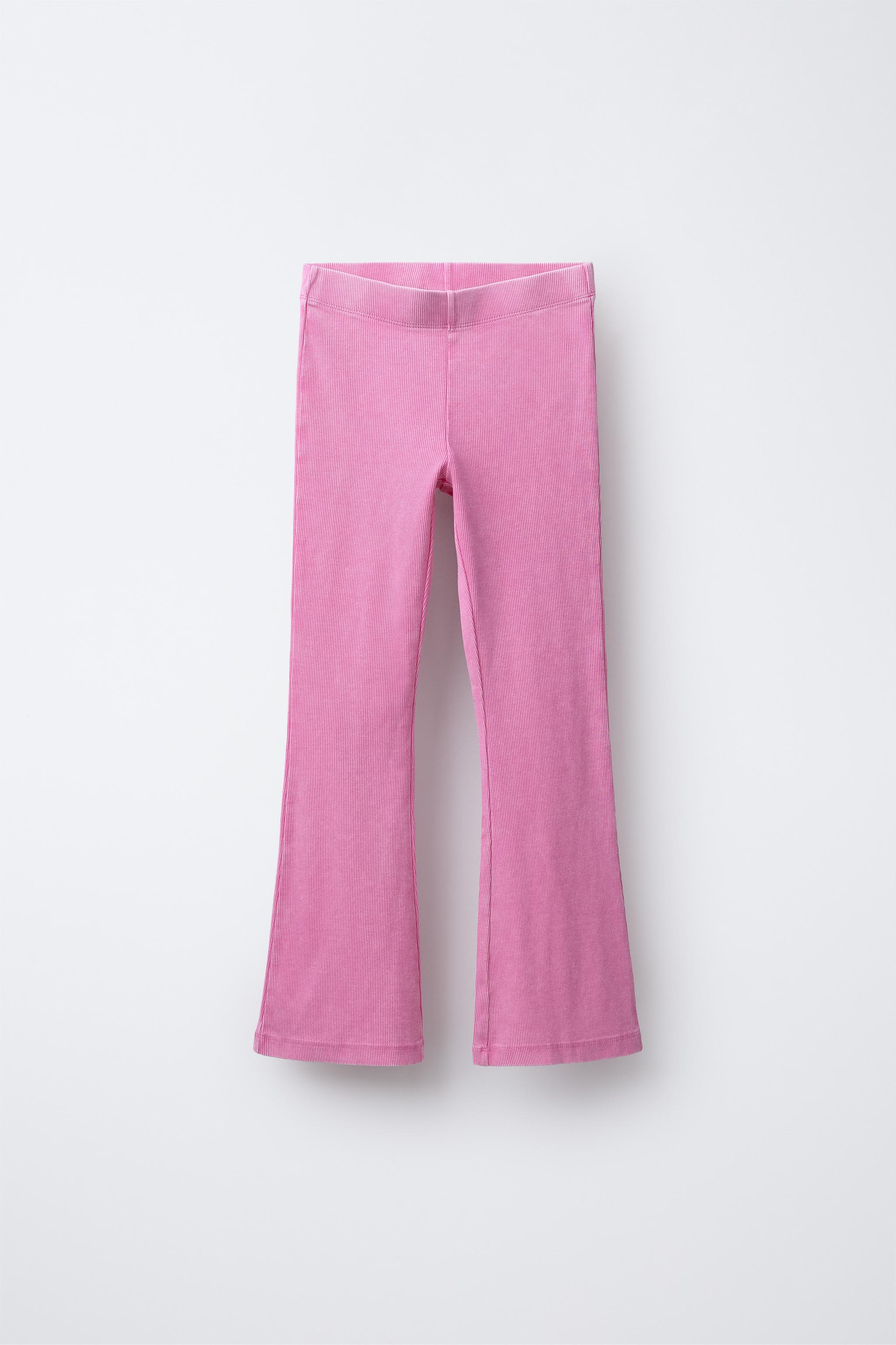 HEAVY WEIGHT T-SHIRT AND WASHED EFFECT RIB FLARE LEGGINGS SET