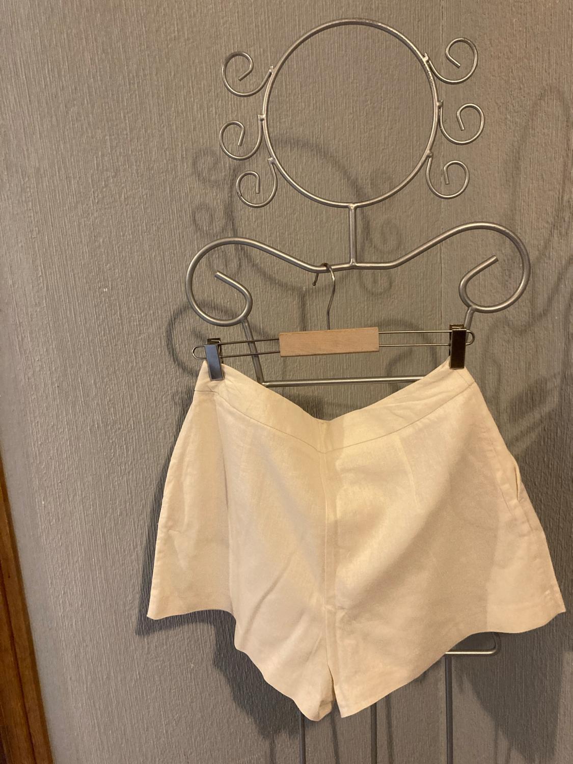 STRAIGHT-LEG LINEN BLEND BERMUDA SHORTS - Image 2