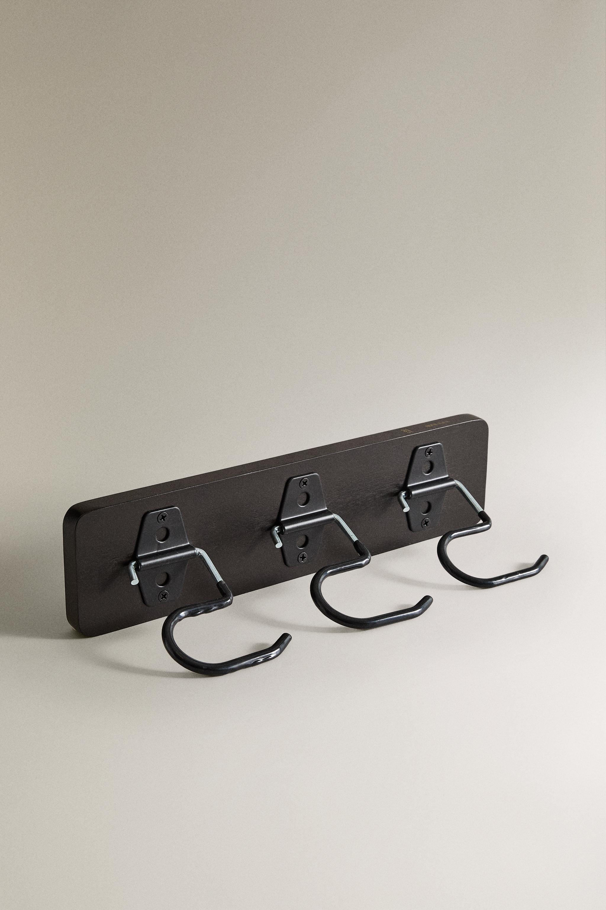 SILICONE HOOK WALL HANGER - Black | ZARA United States