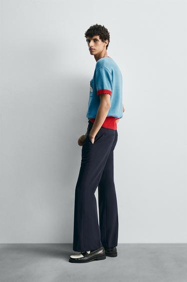 CONTRAST KNIT T-SHIRT HARRY LAMBERT FOR ZARA X DISNEY - Blue by Zara - Image 3