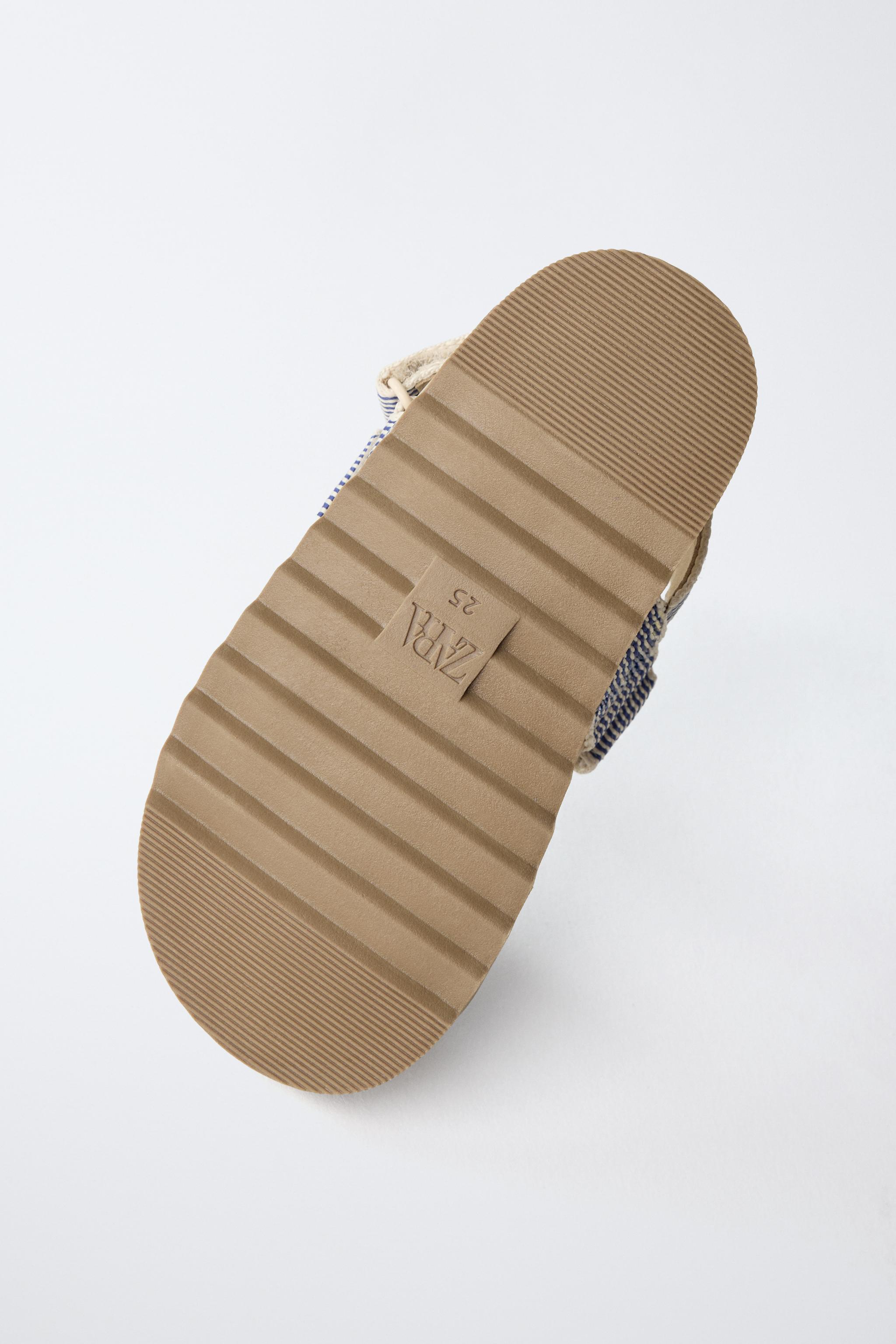 STRIPED SANDALS