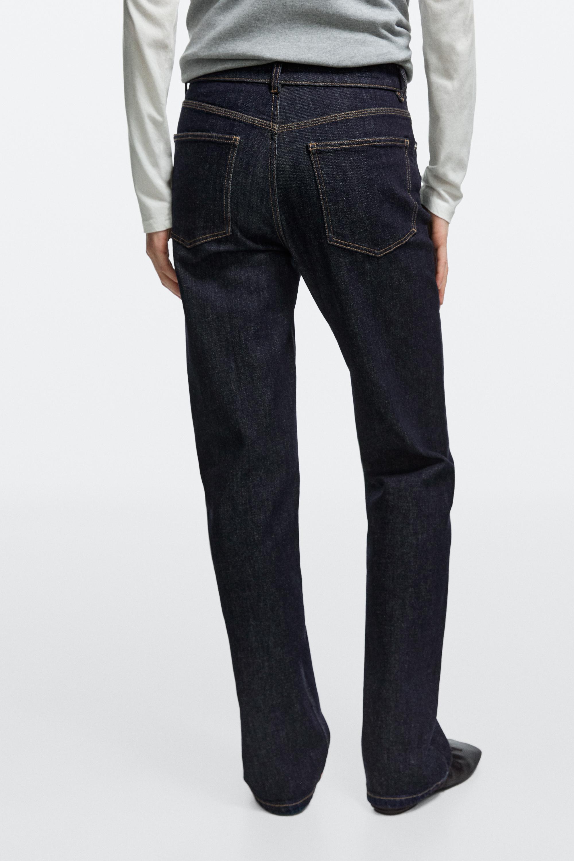 Jean straight taille moyenne