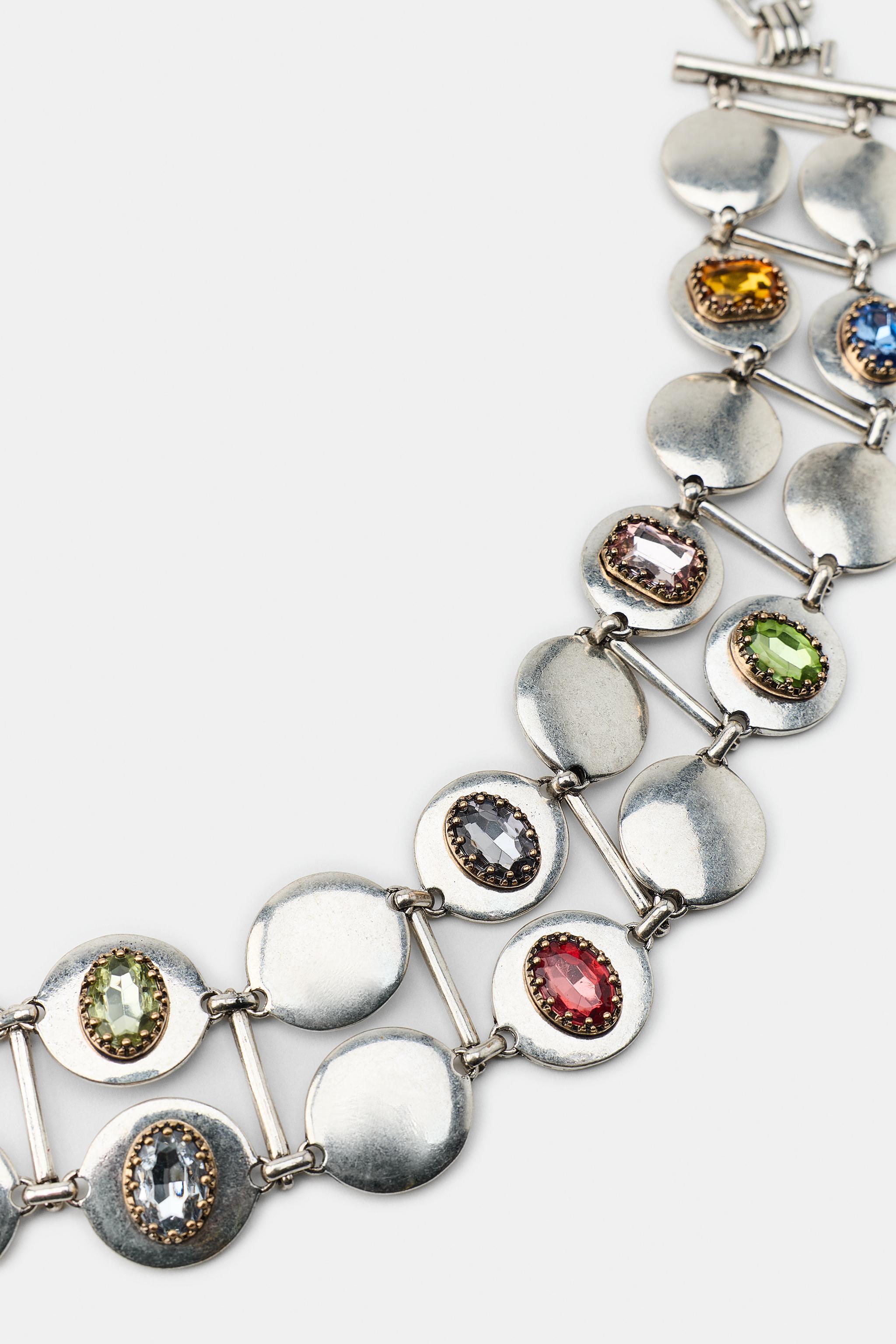 ZARA MULTICOLORED JEWEL BELT m98086510876_1.jpg?1693365712 main image 3