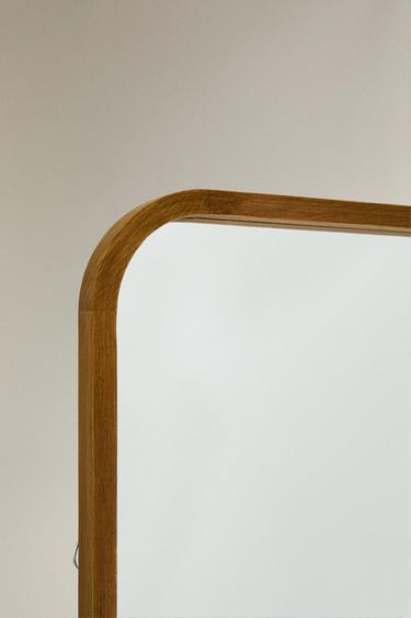 GRAND MIROIR RECTANGULAIRE CADRE ARRONDI - Beige clair de Zara - Image 1