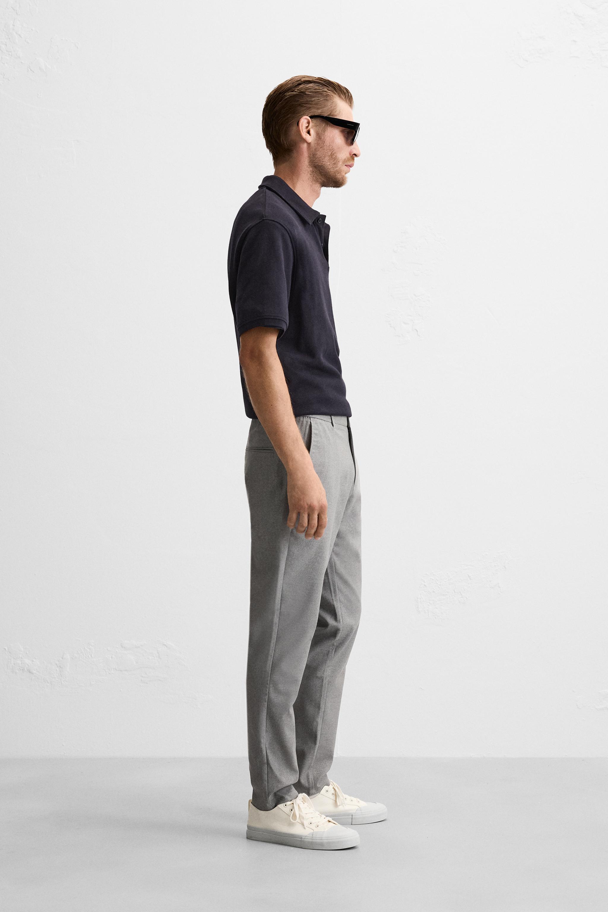 SLIM FIT STRETCH PANTS