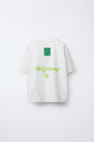 FAST & FURIOUS © T-SHIRT - White by Zara - Image 1