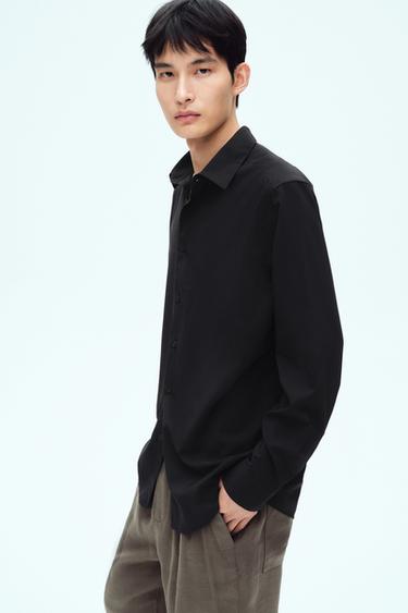 STRETCH SHIRT - Black by Zara