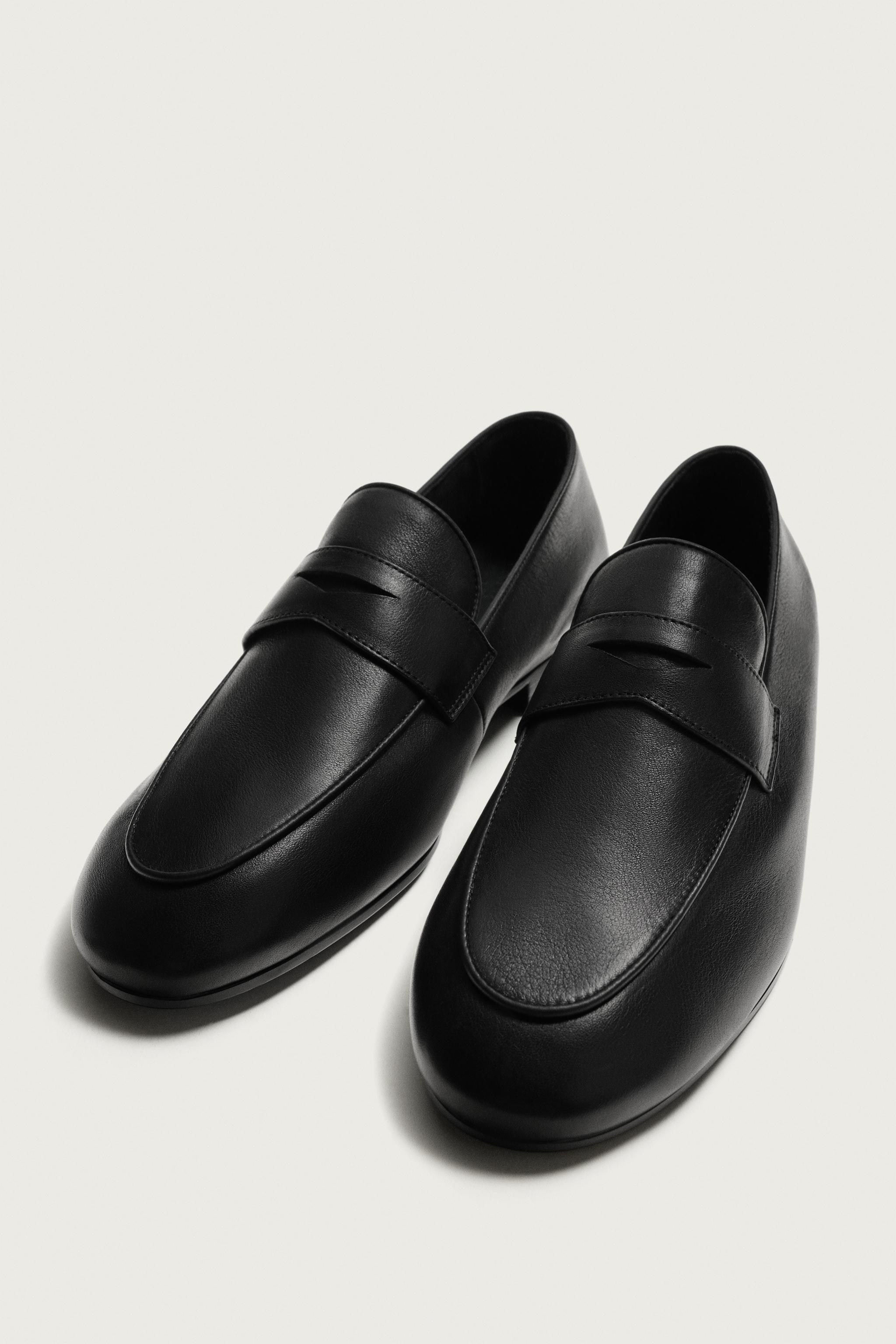 LEATHER PENNY LOAFERS