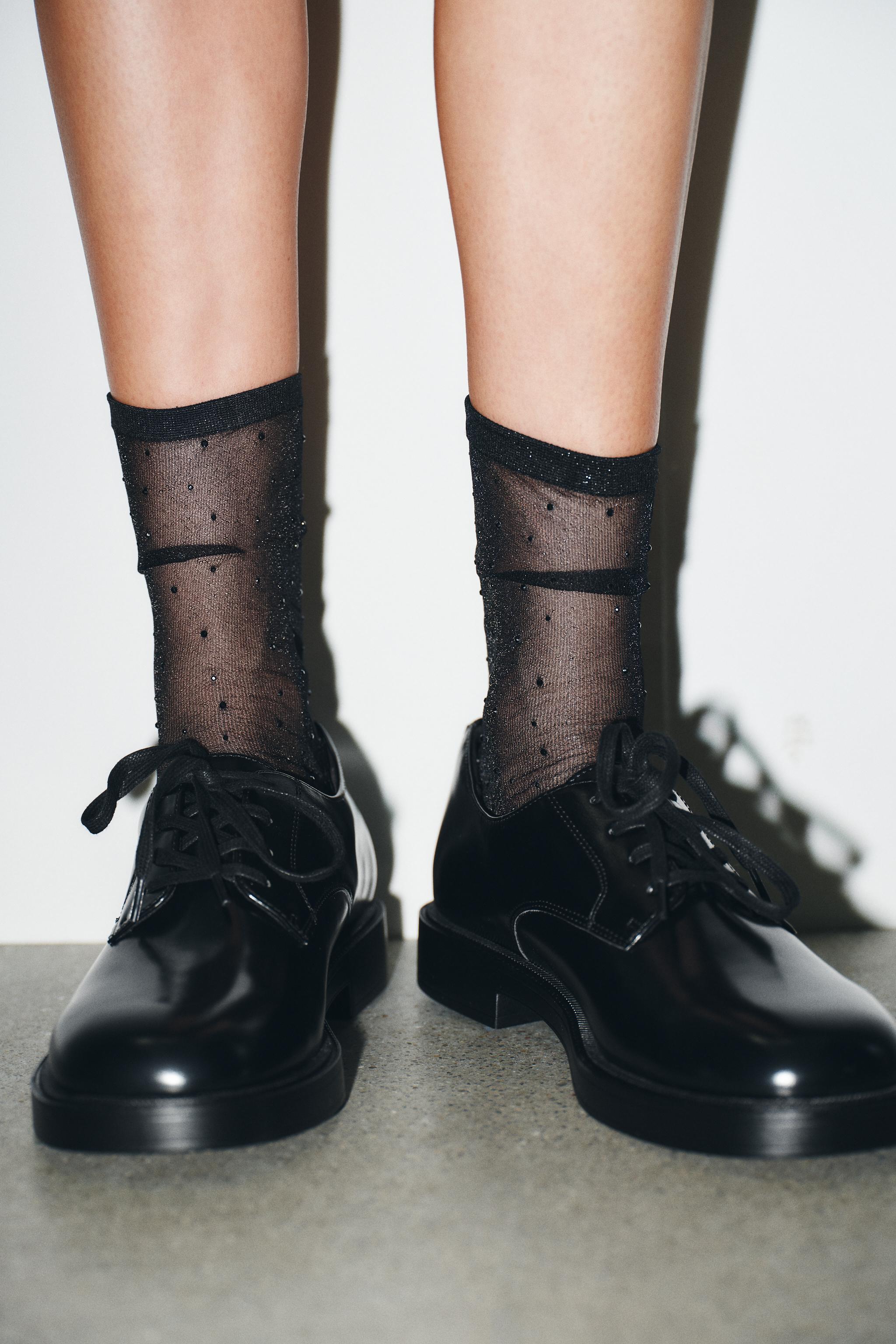 LACE-UP DERBY SHOES - Black | ZARA United States