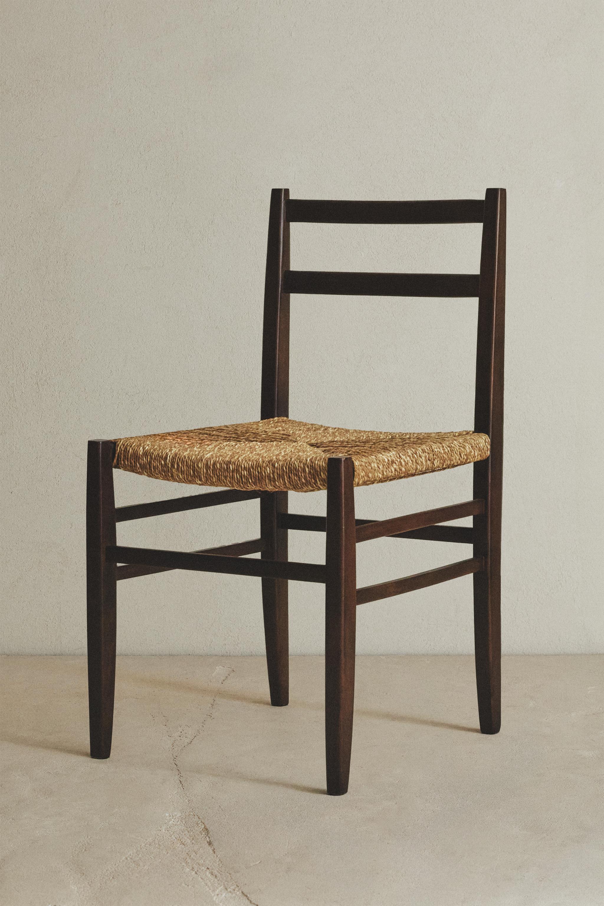 WOVEN WOOD CHAIR