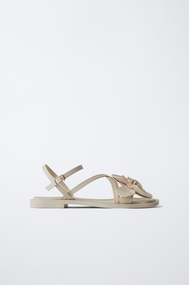 SANDALIA MAXIFLOR - Branco de Zara - Imaxe 0