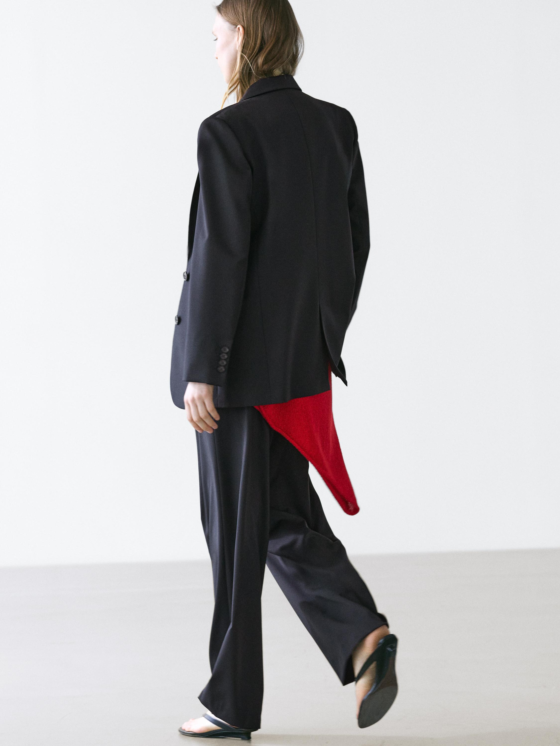 Blazer deux boutons 100 % laine extra-fine