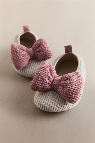 KIDS' BALLERINAS WITH BOW - Beige by Zara - Image 5