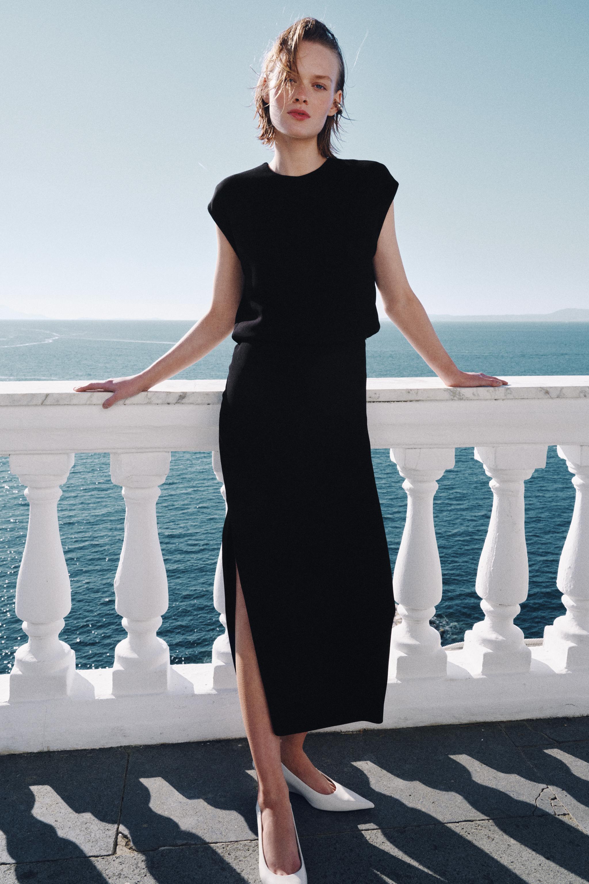 ZW COLLECTION SLEEVELESS DRESS - Black | ZARA United States