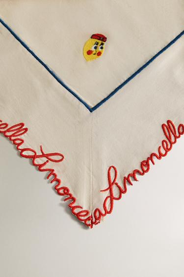 LIMONCELLA COTTON TABLECLOTH X THE ANIMALS OBSERVATORY - Light beige by Zara - Image 1