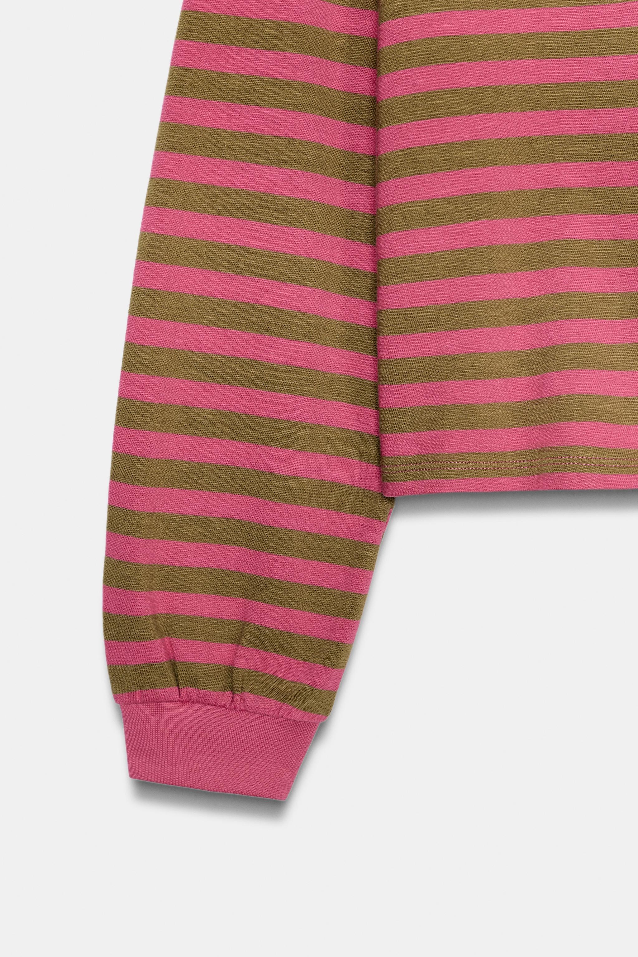 STRIPED LONG SLEEVE T-SHIRT