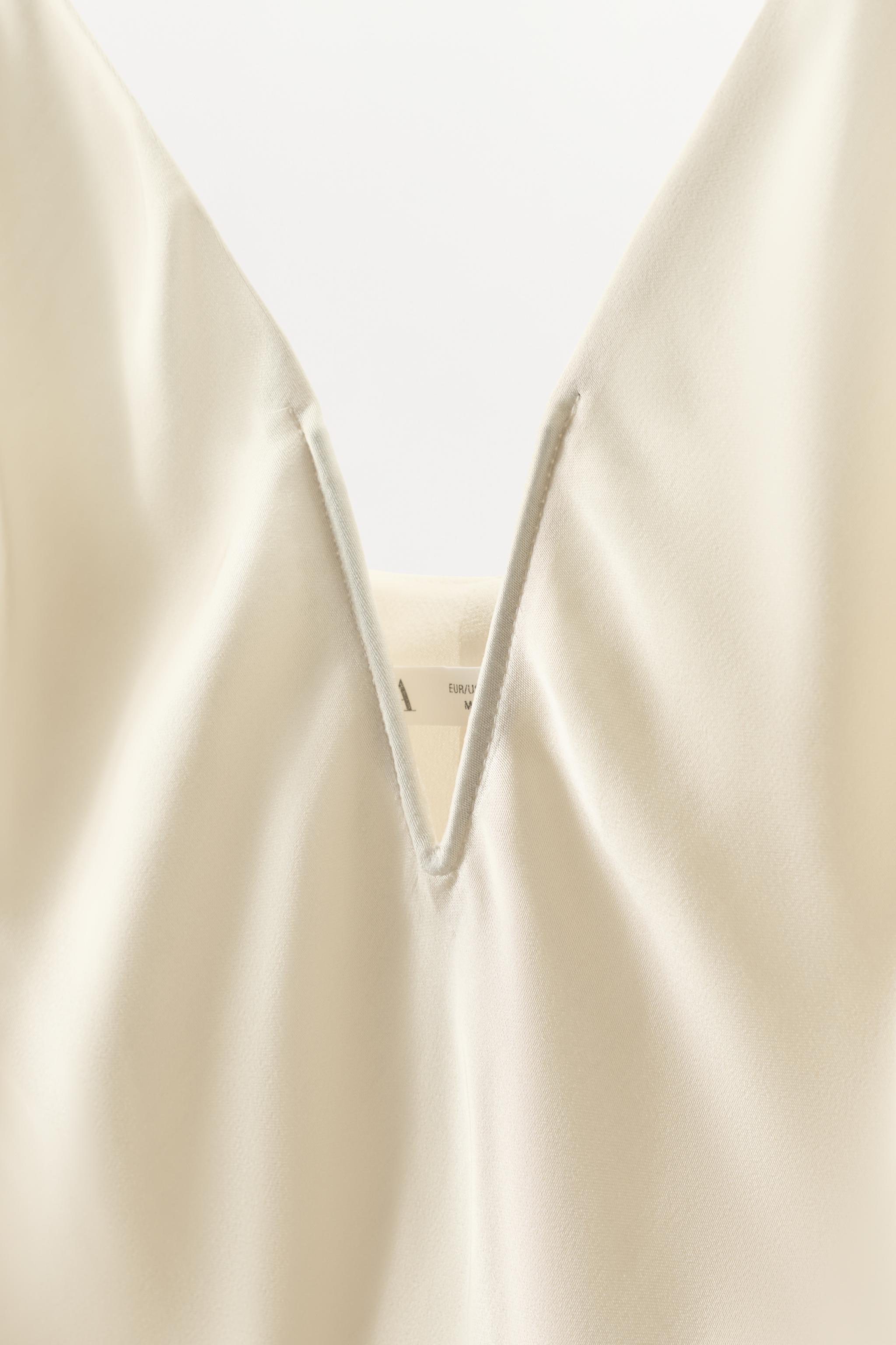 SATIN LINGERIE STYLE TOP