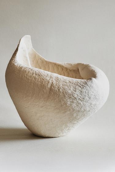 DECORATIVE PAPER-MÂCHÉ PIECE - Ecru by Zara